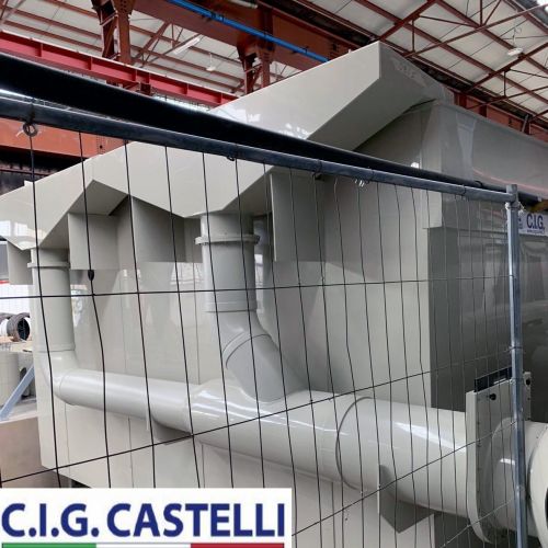 Foot suction polypropylene tank