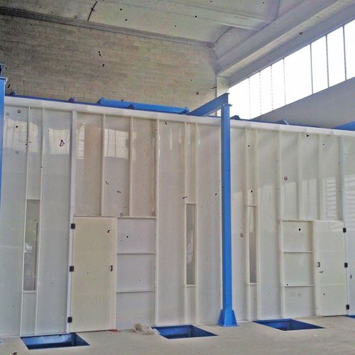 Cabine autopulenti PP PVC monostrato