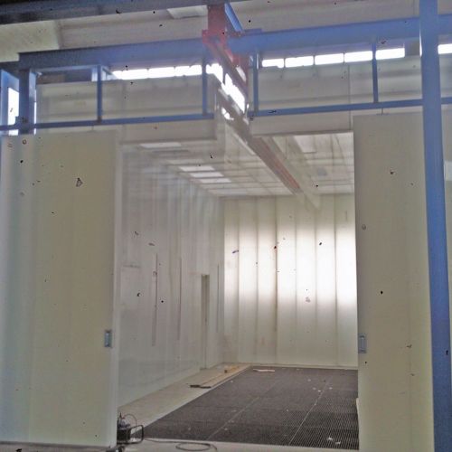 Cabine autopulenti PP PVC monostrato