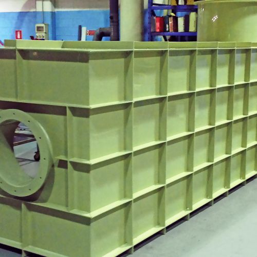 Suction hood in polypropylene