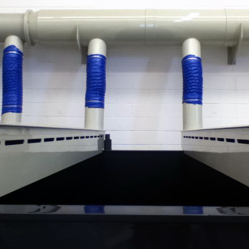 Suction hood in polypropylene