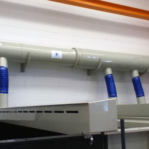 Suction hood in polypropylene