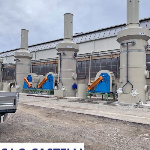 Acid fumes abatement system 44000 m3h