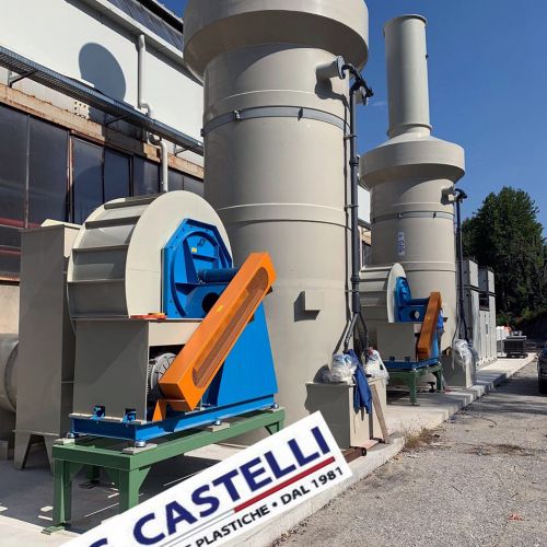Acid fumes abatement system