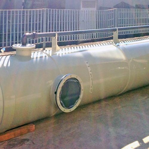 Vertical scrubber or venturi scrubber