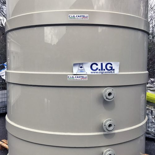 Vasca circolare per depurazione fanghi