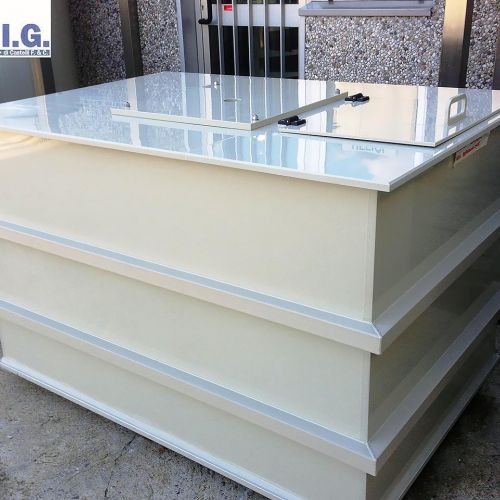 Vasca polipropilene di depurazione industriale