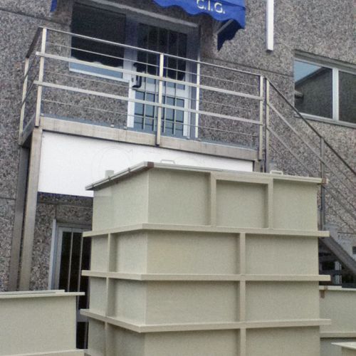 Vasca polipropilene di depurazione industriale