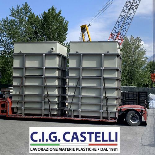 Vasche neutralizzazione in polipropilene 12mc