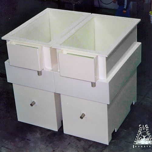 Vasche polipropilene per cubicatura o dippaggio